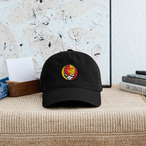 Pittsburg State Grateful Dead Stealie Dad Hat - black